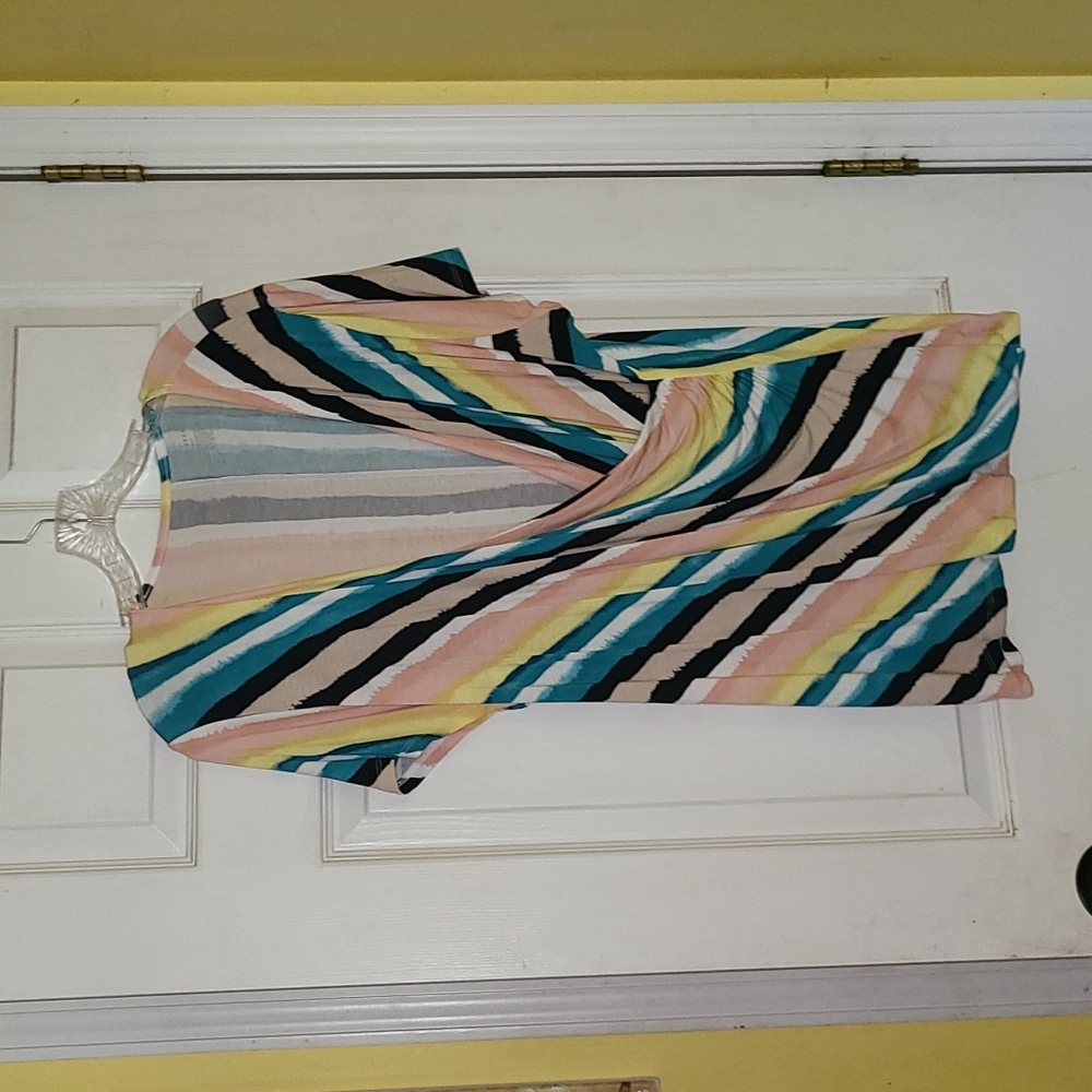 NWT Lane Bryant Faux Wrap Shirt 18/20